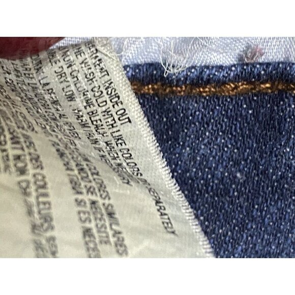 Nine West jeans Womens 4 Blue Mid Rise Wide Leg  Vintage America - Picture 11 of 11